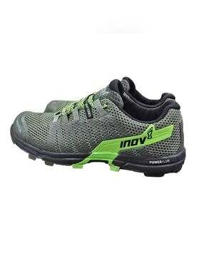 Inov-8 Roclite 290 Power Flow Unisex Grey & Lime Trail Running Shoes W9.5- M8